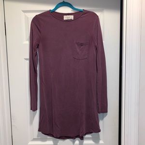 Abercrombie & Fitch long sleeve T-shirt dress